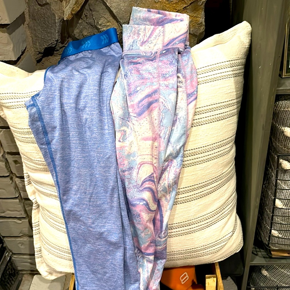 NWOT duo leggings purples & blues. Size 6x, and other 7/8. *2